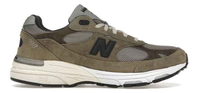 Foto de la sabatilla new balance jjjjound 993 en color marró